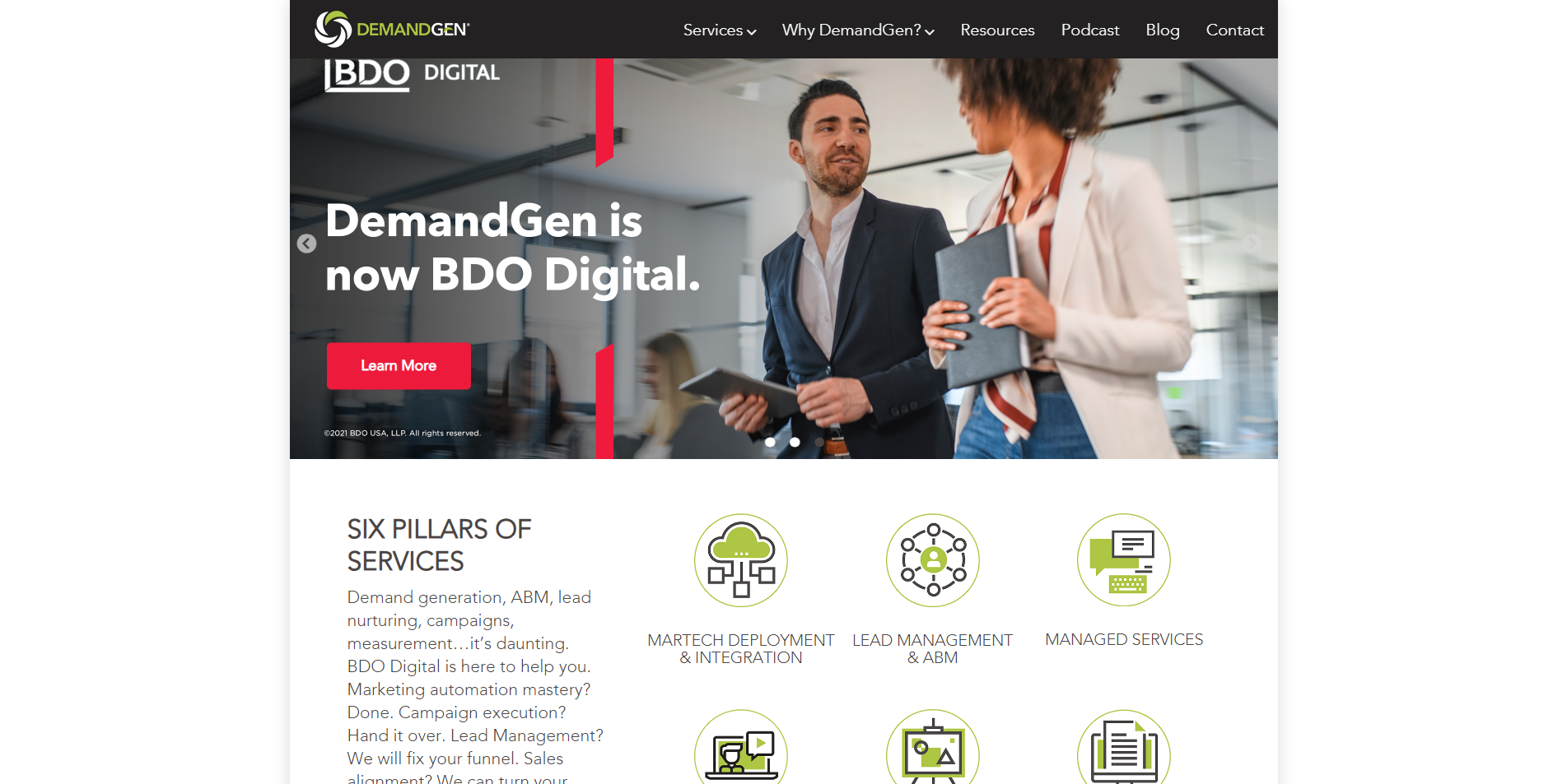 BDO Digital, Demand Generation Group